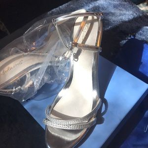 Silver/Metallic (Low) High Heels